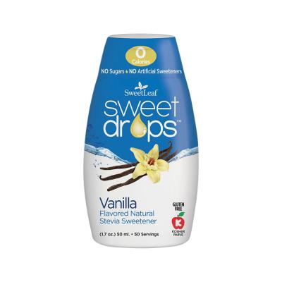 SweetLeaf Sweet Drops Stevia Liquid Vanilla Creme Squeeze Pack 50ml